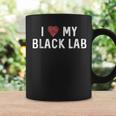 I Heart My Black Lab Labrador Retriever Mom Dad Coffee Mug Gifts ideas