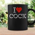 I Heart Cock Sarcastic Gay Pride Lgbtq Gag I Love Cock Coffee Mug Gifts ideas