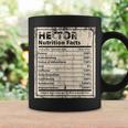 Hector Nutrition Facts Name Humor Nickname Coffee Mug Gifts ideas