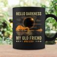 Hello Darkness My Friend Solar Eclipse April 8 2024 Coffee Mug Gifts ideas