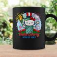 Hello Liberty With Kitty 4Th Of July Usa Flag And Firework Coffee Mug Gifts ideas