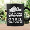 Herren Als Papa Geliebt Als Onkelergöttert Papa Onkel Tassen Geschenkideen