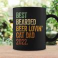 Herren Best Bearded Beer Lovin Cat Dad Bier Papa Hundeater Tassen Geschenkideen