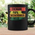 Herren Ehemann Papa Mechatroniker Heldateratertag Geschenk Tassen Geschenkideen