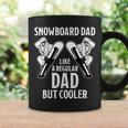 Herren Snowboard Dad Cooler Snowboard Spruchater Papa Snowboarder Tassen Geschenkideen