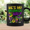 He's My Drunker Half Mardi Gras Matching Couple Boyfriend Coffee Mug Gifts ideas