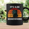 Get High With It's 420 Somewhere Cat Smoking High Coffee Mug Gifts ideas