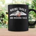 Hiking Trails And Wagging Tails Daschund DogCoffee Mug Gifts ideas