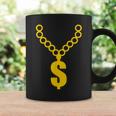 Hip Hop Gold Chain Rap Gangsta Dollar Necklace Money Bling Coffee Mug Gifts ideas