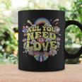 Hippie Peace Love Flower Power Retro Festival Protest Coffee Mug Gifts ideas