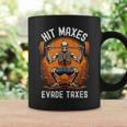 Hit Maxes Evade Taxes Gym Bodybuilding Lifting Workout Coffee Mug Gifts ideas