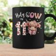 Holy Cow I'm 11 Highland Cow Print 11Th Birthday Girl Coffee Mug Gifts ideas