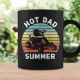 Hot Dad Summer Lawn Care Dad Zero Turn Mower Coffee Mug Gifts ideas