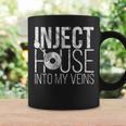 House Music Lovers Quote Edm Vinyl Dj Turntable Coffee Mug Gifts ideas