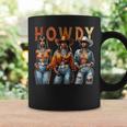 Howdy Black Cowgirl Western Rodeo Melanin Black History Coffee Mug Gifts ideas