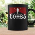 Howdy Combs Western Music Country Cowboy Combs Bull Skull Coffee Mug Gifts ideas