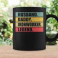 Husband Dad Ironworker Quote Vintage Fathers Day Coffee Mug Gifts ideas