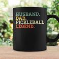 Husband Dad Pickleball Legend Pickle Ball Papa Grandpa Men Coffee Mug Gifts ideas