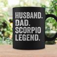 Husband Dad Scorpio Legend Father Zodiac Astrology Coffee Mug Gifts ideas