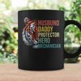 Husband Daddy Protector Hero Mechanician Father's Day Father Coffee Mug Gifts ideas