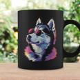 Husky Sonnenbrille Lustig Hund Mama Sibirisch Husky Papa Tassen Geschenkideen