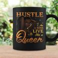 Hustle Like A Boss Live Like A Queen Afro Queen Black Women Coffee Mug Gifts ideas