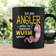 Ich Bin Angler, Willst Du Mein Wurm Sehen Tassen, Schwarz Geschenkideen