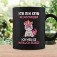 Ich Bin Kein Klugscheißer Weiß Es Wrklich Besser Unicorn Tassen Geschenkideen