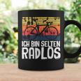 Ich Bin Selten Radlos Radloß Retro Bicycle Cycling Tassen Geschenkideen