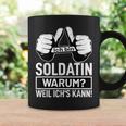 Ich Bin Soldatin Warum Weil Ichs Kann Berufen Soldatin Soldier Tassen Geschenkideen