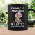 Ich Darf So Aussehen Ich Hatte Nachtschicht Kaffee Owl Tassen Geschenkideen