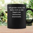 Ich Gender Nicht Ich Halte Mich An Rules Gender Tassen Geschenkideen