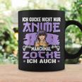 Ich Gucke Nicht Nur Anime Manchmal Zocke Ich Auch Black Tassen Geschenkideen