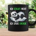 Ich Schlafe Nicht Ich Spare Energie Black Tassen Geschenkideen