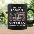 I'm A Dad Papa And Veteran Retro Veteran's Day Coffee Mug Gifts ideas