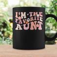I'm The Favorite Aunt Cute Newborn Family Groovy Coffee Mug Gifts ideas