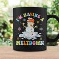 I'm Having A Meltdown Winter Christmas Melting Snowman Coffee Mug Gifts ideas