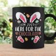 I'm Just Here For The Chocolate Cute Bunny Easter Coffee Mug Gifts ideas