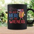 I'm Just Here For The Wieners Patriotic 4Th Of July Coffee Mug Gifts ideas
