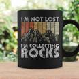 I'm Not Lost I'm Collecting Rocks Rock Collector Coffee Mug Gifts ideas