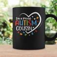 I'm A Proud Cousin Love Heart Autism Awareness Puzzle Coffee Mug Gifts ideas