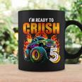 I'm Ready To Crush 5 Monster Truck 5Th Birthday Boys Toddler Coffee Mug Gifts ideas