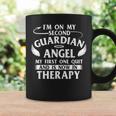 I'm On My Second Guardian Angel Sarcastic Humor Joke Coffee Mug Gifts ideas