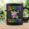I'm A Super Proud Lil Sister Of A Class Of 2024 Graduate Coffee Mug Gifts ideas