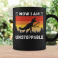Now I'm Unstoppable Vintage T-Rex Dinosaur Coffee Mug Gifts ideas