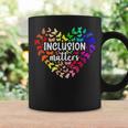 Inclusion Matters Autism Awareness Month Neurodiversity Sped Coffee Mug Gifts ideas