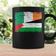 Ireland Palestine Flags Half Irish Half Palestinian Coffee Mug Gifts ideas