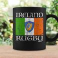 Ireland Rugby Vintage Irish Flag Rugby Fan Coffee Mug Gifts ideas