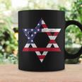 Israel American Flag Star Of David Israelite Jew Jewish Coffee Mug Gifts ideas