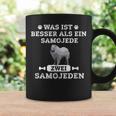 Was Ist Besser Als Ein Samoyed Zwei Samoyed Tassen Geschenkideen